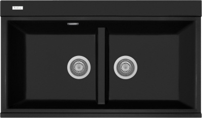 Rivelato FONDE FN-8638-2, мойка, керамика, черный 502