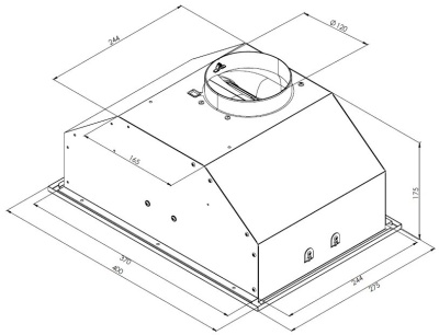 Детальное фото товара: Krona KATE 400 WHITE PB