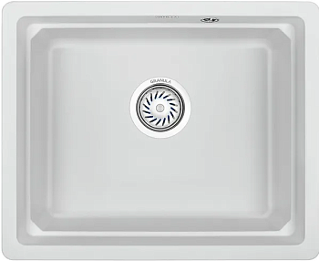 Фото товара: GRANULA 5501U мойка, гранит, арктик (белый)