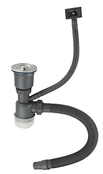 Фото товара: GranFest cифон одинарный GF-01, нержавеющая сталь