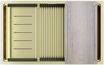 Фото товара: Paulmark NEXT-MULTI SINK 74 UNI, мойка, нержавеющая сталь, светлое золото