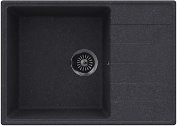 Фото товара: Maunfeld Lacrima 700 MFQS-700DGR, мойка, гранит, темно-серый