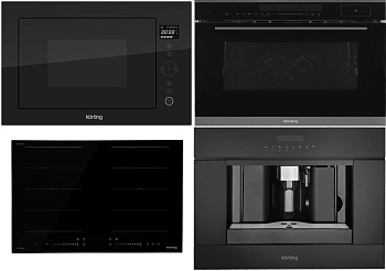 Фото товара: KORTING HIB 68900 B IMOVE + OKB 1350 S GNBX STEAM + KMI 825 TGN + KCM 9200 BG