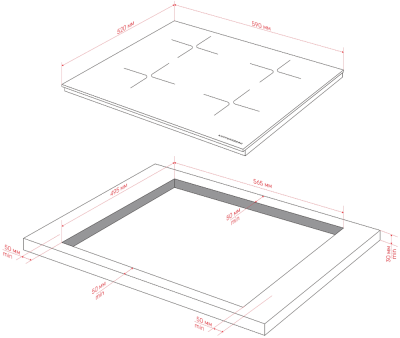 Детальное фото товара: Kuppersberg ICI 607 индукционная поверхность