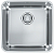 Фото товара: ALVEUS LUNO 30 SAT 90, мойка, нержавеющая сталь сатин ( в комплекте с сифоном 1130550)