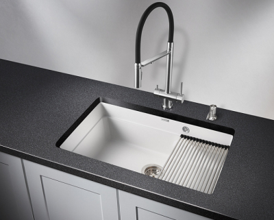 GRANULA 7303U мойка, гранит, арктик (белый) Детальное фото товара: GRANULA 7303U мойка, гранит, арктик (белый)