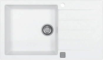 Фото товара: ALVEUS GRANITAL CADIT 40 ARCTIC - G11, мойка, гранит, белый (в комплекте с сифоном 1132823)