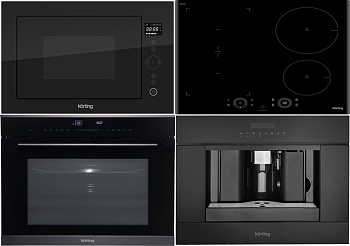 Фото товара: KORTING HIB 64750 B SMART + OKB 1340 GNBX MW + KMI 825 TGN + KCM 9200 BG