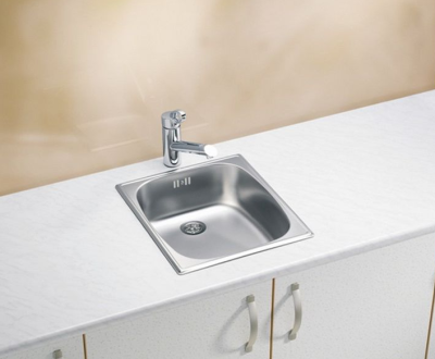 Детальное фото товара: ALVEUS BASIC 10 NAT-60, мойка, нержавеющая сталь (в комплекте с сифоном 1011717)