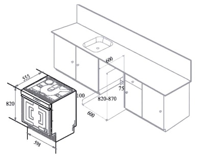 Схема встраивания