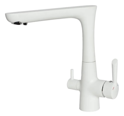 Детальное фото товара: GranFest 3223, смеситель, мрамор, иней