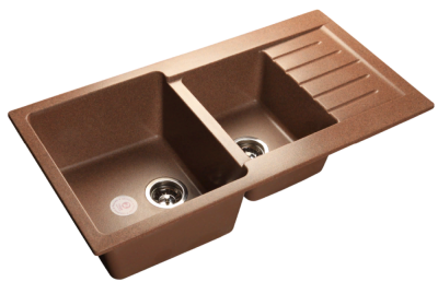 GranFest PRACTIK GF-P-980 KL, мойка, мрамор, терракот