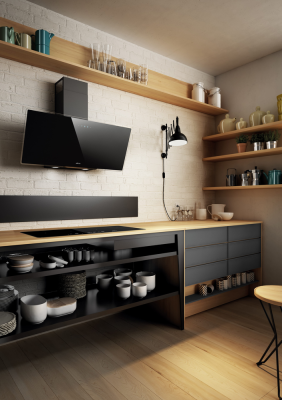 Детальное фото товара: ELICA SHIRE BK/A/90 NO PLUG