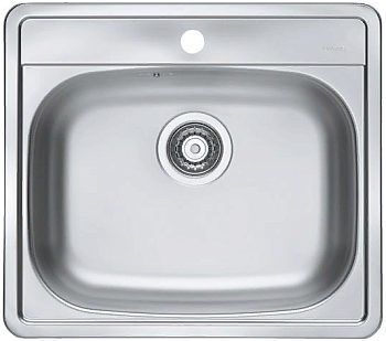 Фото товара: ALVEUS MORE 10 NAT-90, мойка, нержавеющая сталь (в комппекте. с сифоном 1130550)