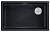Фото товара: Paulmark LUMI 74UNI-SKEW, мойка, гранит, черный металлик