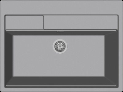 Rivelato MODULIX MD-9082 grigio puro, мойка, керамика, серый