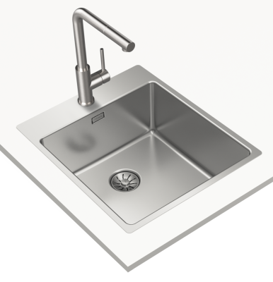 Teka FORLINE RS15 40.40 POLISHED, мойка, нержавеющая сталь полированная Детальное фото товара: Teka FORLINE RS15 40.40 POLISHED, мойка, нержавеющая сталь полированная