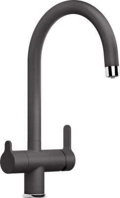 Детальное фото товара: Blanco Trima, смеситель, гранит, темная скала