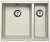 Фото товара: Zigmund & Shtain INTEGRA 500.2, мойка, каменная соль
