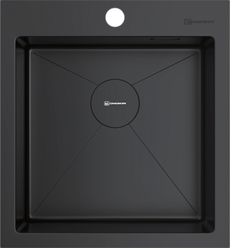 Фото товара: Omoikiri Akisame 46-GB, мойка, нержавеющая сталь/графит