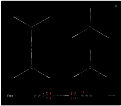 Детальное фото товара: making Oasis everywhere P-EBGD индукционная поверхность