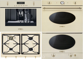 Фото товара: Smeg SRV864POGH + SFP805PO + MP822NPO + CMS8451P