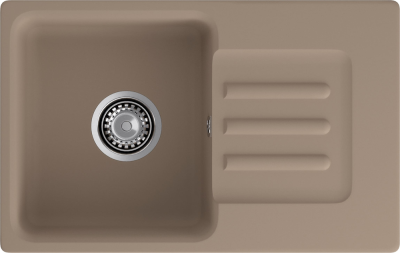 GranFest GF-SMART 680 L, мойка, мрамор, песочный