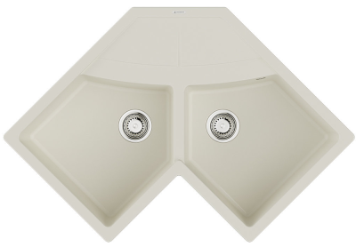 Детальное фото товара: Omoikiri Sumi 83C-WH, мойка, гранит, белый