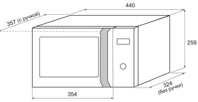 Детальное фото товара: Krona QUANTUM 44 WH/IX