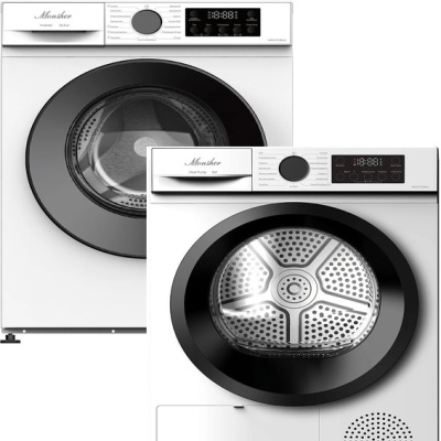 Monsher стирка MWM 510 Blanc + сушка MDM 510 Blanc + соед.эл MDS 510 Blanc