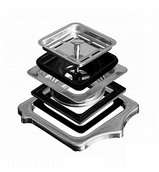 Фото товара: ALVEUS переходник для измельчителя квадратный