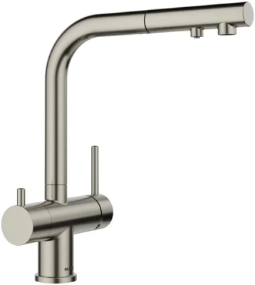 Blanco Fontas-S II, смеситель, сатин платина