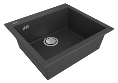 Paulmark DECORATION 56, мойка, гранит, антрацит Детальное фото товара: Paulmark DECORATION 56, мойка, гранит, антрацит