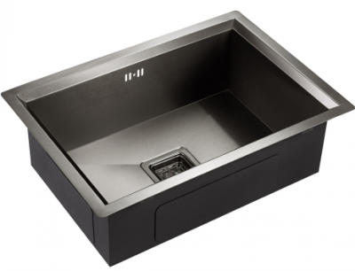 Детальное фото товара: Emar EMB-133 PVD Nano Satine, мойка, нержавеющая сталь сатин