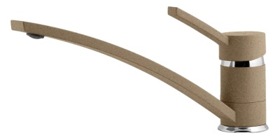 Детальное фото товара: GranFest 1724, смеситель, мрамор, песочный