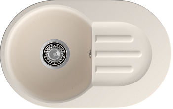 Фото товара: ЭкоМ М-685, мойка, мрамор, белый