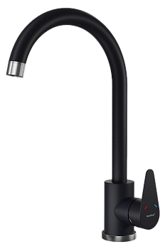 Фото товара: GranFest GF-Z-5412, смеситель, гранит, черный