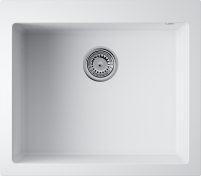 Детальное фото товара: Omoikiri Bosen 57A-WH, мойка, керамика, белый