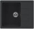 Детальное фото товара: KUCHENSTERN FLUG 45, мойка, гранит, черный