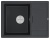 Paulmark FLUGEN 50-650, мойка, гранит, черный Детальное фото товара: Paulmark FLUGEN 50-650, мойка, гранит, черный