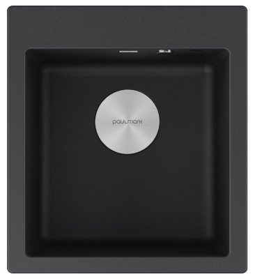 Детальное фото товара: Paulmark KANTE 45, мойка, гранит, черный