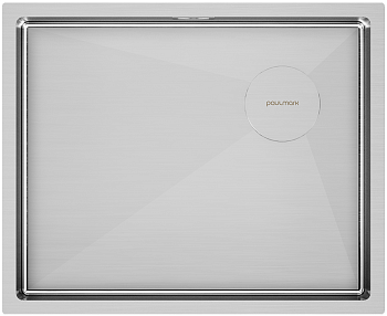 Фото товара: Paulmark NEXT-SKEW 540, мойка, брашированная нержавеющая сталь