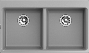 Фото товара: Rivelato AXEL X-90-2D grigio metallizza, мойка, гранит, серый металлик