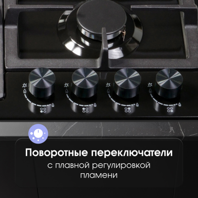 Детальное фото товара: Zigmund & Shtain G 14.6 B газовая поверхность