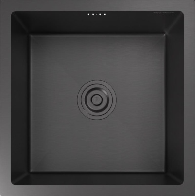 Детальное фото товара: GranFest 4444 PVD, мойка, нержавеющая сталь, графит