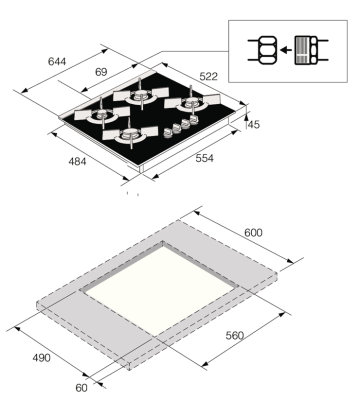 Схема встраивания