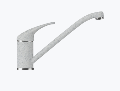 Детальное фото товара: Polygran Низкий, смеситель, светло-серый 314