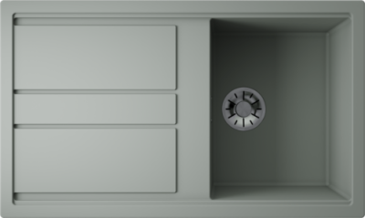 Omoikiri Kitagawa 86-WG, мойка, керамика, ветреный зеленый