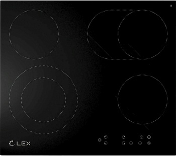 Фото товара: LEX EVH 642 BL стеклокерамическая поверхность