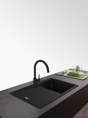 Детальное фото товара: Franke Lina XL, смеситель, черный матовый